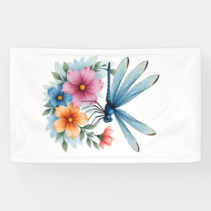 Schoone Libel Watercolor Kunst Insectenliefhebber Spandoek