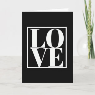 Schoone Minimalistische Liefdeskaart Kaart
