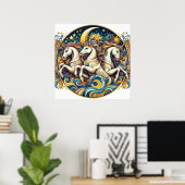 "Schoone Mystieke Paarden" 26 Poster (Thuiskantoor)