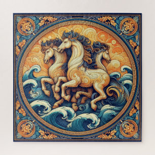 "Schoone Mystieke Paarden" 49  Legpuzzel