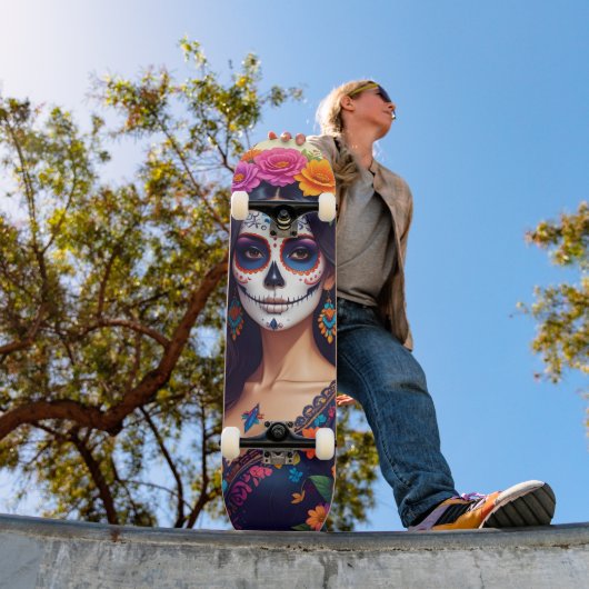 Schoone Suiker Schedel Skateboard (Buiten 1)