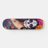 Schoone Suiker Schedel Skateboard (Horizontaal)