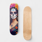 Schoone Suiker Schedel Skateboard (Voorkant)
