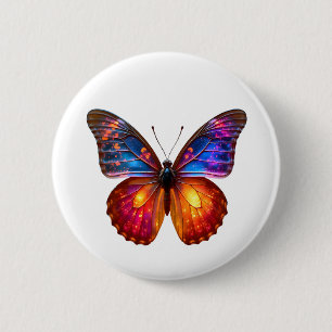 Schoone Vlinder Kunst Ronde Button 5,7 Cm