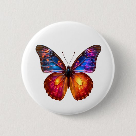 Schoone Vlinder Kunst Ronde Button 5,7 Cm (Voorkant)