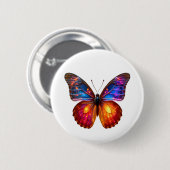 Schoone Vlinder Kunst Ronde Button 5,7 Cm (Voorkant /achterkant)