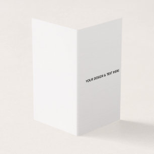 Schoone Witte Minimalistische Verjaardagskaart voo Kaart