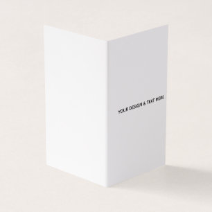 Schoone Witte Minimalistische Verjaardagskaart voo Kaart