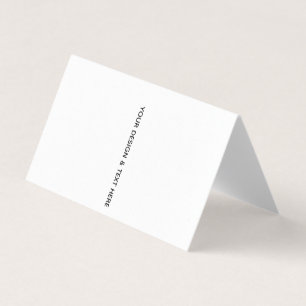 Schoone Witte Minimalistische Verjaardagskaart voo Kaart