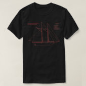 Schooner 1894 t-shirt (Design voorkant)