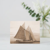 Schooner Adventuress Briefkaart (Staand voorkant)