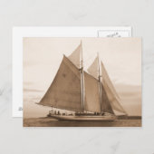 Schooner Adventuress Briefkaart (Voorkant / Achterkant)