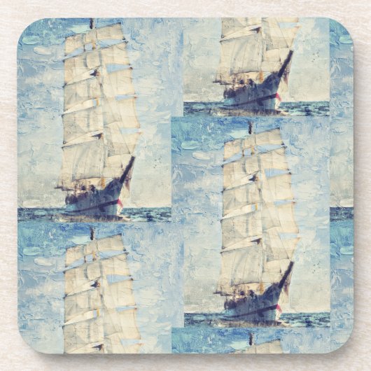Schooner Bier Onderzetter (Voorkant)
