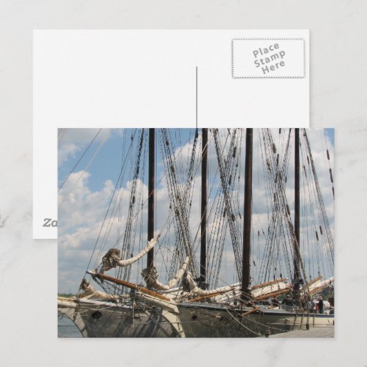 Schooner Briefkaart (Voorkant / Achterkant)