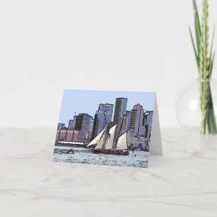 Schooner Cruise-dank u Bedankkaart