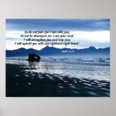 Schooner Isaiah 41:10 Afdruk verscheept Poster (Voorkant)