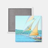 Schooner jibs magneet (Voorkant / Achterkant)