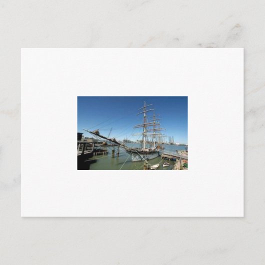 Schooner Melissa in Galveston, TX Briefkaart (Voorkant)