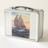 Schooner Metal Lunchbox (Achterkant)
