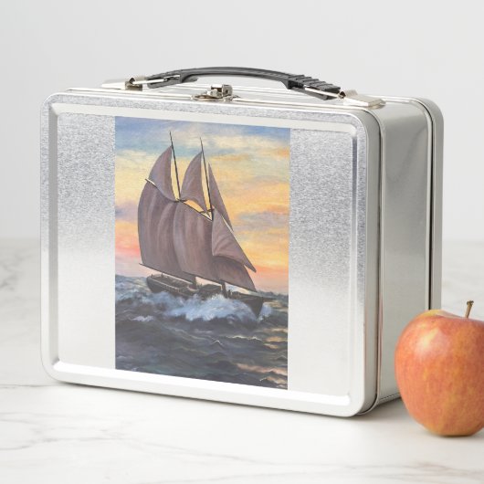 Schooner Metal Lunchbox (In situ)