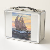 Schooner Metal Lunchbox (Voorkant)