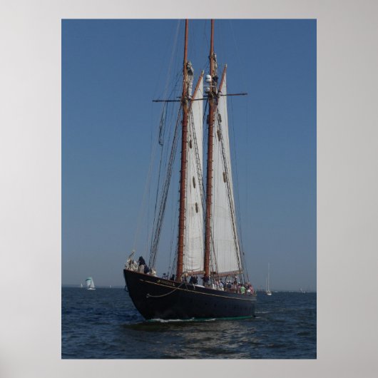 Schooner op parade poster (Voorkant)
