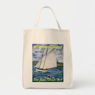 Schooner Organic Grocery Bag Tote Bag