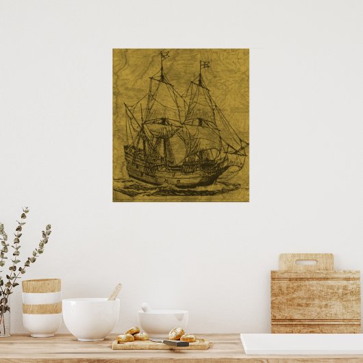 Schooner Poster (Keuken)