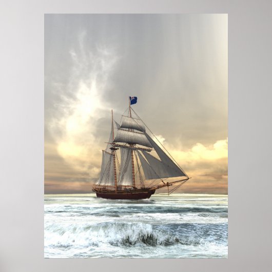 Schooner Poster (Voorkant)