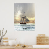 Schooner Poster (Keuken)