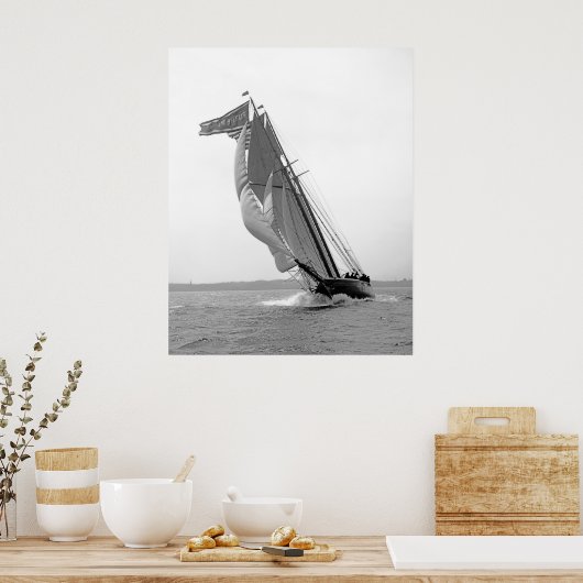 Schooner Ruth E Pember Poster (Keuken)