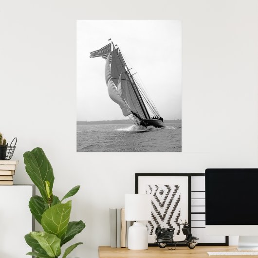 Schooner Ruth E Pember Poster (Thuiskantoor)