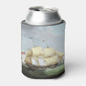 Schooner schip Harriet 1900 Blikjeskoeler (Blikje Voorkant)