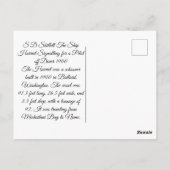 Schooner schip Harriet 1900s Briefkaart (Achterkant)