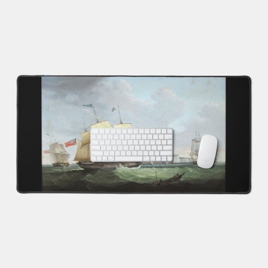 Schooner schip Harriet 1900s Bureaumat (Keyboard & Muis)