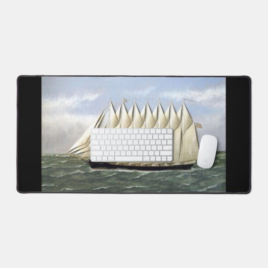 Schooner Thomas W Lawson jaren 1900 Bureaumat (Keyboard & Muis)