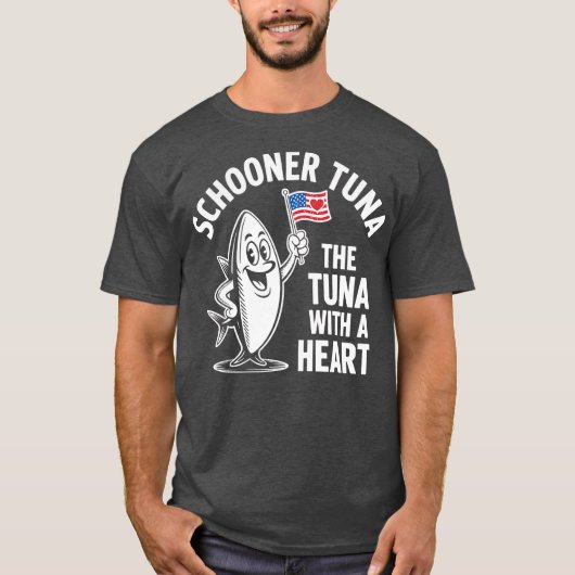 Schooner Tonijn T-shirt (Voorkant)