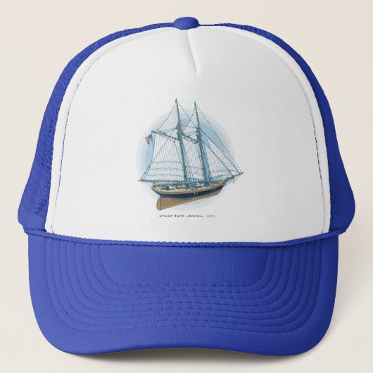 Schooner Yacht "America", 1851 Trucker Pet (Voorkant)