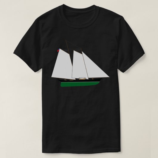 Schooner Yacht America T-shirt (Design voorkant)