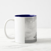 Schooner Yacht "America" Tweekleurige Koffiemok (Links)