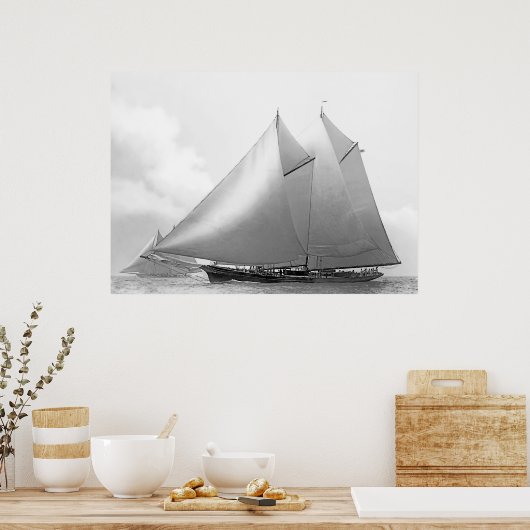 Schooner Yacht "Ramona" Poster (Keuken)