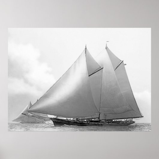 Schooner Yacht "Ramona" Poster (Voorkant)