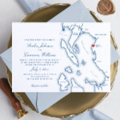 Schooner Zodiac Bellingham Bay WA kaart Bruiloft