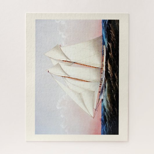 Schoonerjacht Legpuzzel (Verticaal)