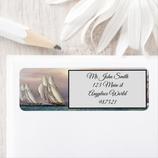  Schooners 1870s Etiket (Insitu)