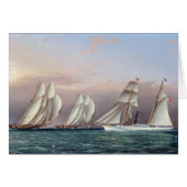 Schooners Dreadnought en Columbia 1870 (Voorkant Horizontaal)
