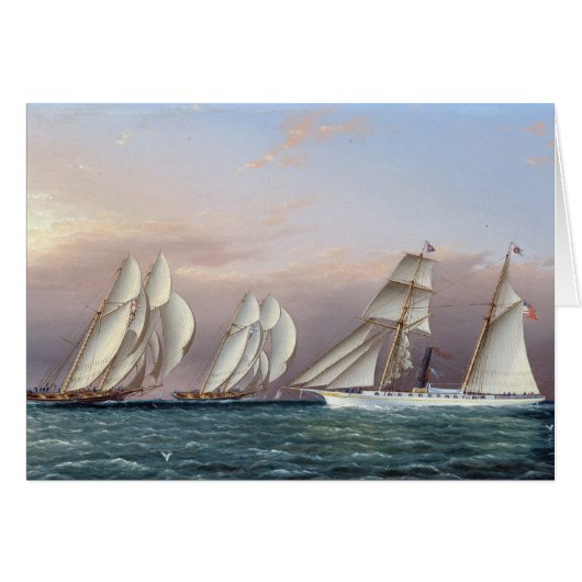 Schooners Dreadnought en Columbia 1870 (Voorkant Horizontaal)