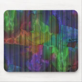 Schoongekleurde vlekken onder vervormde strepen muismat (Voorkant)