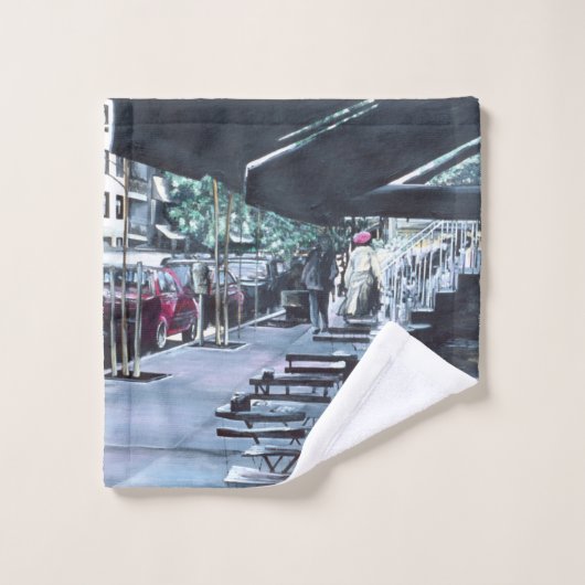 Schoongemaakt door Mid Morning Sun Bad Handdoek (Wasdoekje)