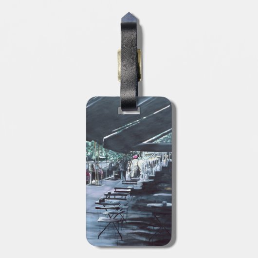 Schoongemaakt door Mid Morning Sun Bagagelabel (Achterkant verticaal)